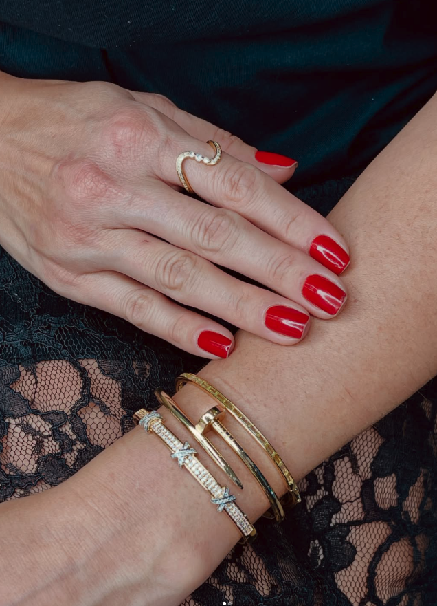 Publicação Instagram - anel e pulseira Viviane Mendes